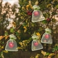 thumbnail image 6 of FRCOLOR Light Green Organza Fruit Mesh Bags for Storage Preventing Birds 50 Pcs 7.87x5.9 Inches, 6 of 10
