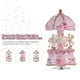 thumbnail image 1 of Cajas musicales Sueño de lujo 3 caballos giratorio carrusel Merry-go-round Windup Music Box con cambio de color colorido LED luz luminosa Melodía de Castillo en el cielo Artware regalo de cumpleaños d TOMSHOO Cajas musicales, 1 of 6
