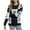 Black, variant on Uaswgudfs Women's Christmas Crew Neck Sweater - Bow Print Color Block Knit Pullover, Ladies' Loose Casual Fall Winter Knit Top for Holiday & Daily Outfits