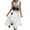 17-White, variant on Floral Sleeveless Midi Dress for Women Summer Casual Tank A Line Dress Vacation Sundress