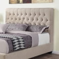 thumbnail image 2 of Bowery Hill Tufted Full Headboard in Oatmeal, 2 of 2
