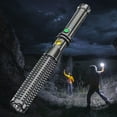 thumbnail image 1 of Long Range LED Flashlight High Lumens USB Rechargeable Tactical Torch With Side Light Waterproof Emergency Flash Light For Outdoor Camping Hiking Durable Portable Handheld Black, 1 of 9