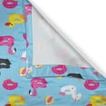 thumbnail image 4 of Ambesonne Summer Window Valance, Duck Flamingo and Unicorn, 54" X 18", Multicolor, 4 of 5