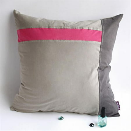 

Onitiva Gray Demon Knitted Fabric Patch Work Pillow Cushion Floor Cushion