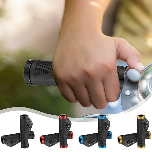 Puños de manillar de bicicleta universales de goma blanda ergonómica antideslizante de 22,2 mm | Fundas plegables Bike Comfort Grip | Se adapta a la montaña, la carretera, los niños, el scooter, la
