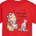 thumbnail image 3 of Disney Winnie The Pooh - Pooh & Piglet Warmest Wishes Christmas - Men's Short Sleeve Graphic T-Shirt, 3 of 5