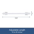 thumbnail image 2 of Kenney 7/16" Multi-Use Adjustable Petite Cafe Magnetic Rod, 16-28", White, 2 of 5