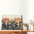 thumbnail image 6 of 12x16 inch Mushroom & Flower Art Paintings For Wall Yard Decor,Modern Style Mushroom Decorative Painting,Family Children'S Room,Man Cave,Lounge,Bedroom Wall Decor Canvas Poster,For Cafes,Bar, 6 of 6