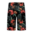 thumbnail image 5 of JIAHONG Mens Swim Trunks，Quick Dry Hawaiian Beach Shortswith Pockets Casual Sports Shorts for Vacation﻿, Black, 5 of 5