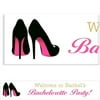 Custom Bachelorette Stilettos Banner