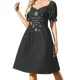 thumbnail image 1 of Leamos en vestido blanco corto vestidos elegantes altos altos vestido ancho de mujer, 1 of 8