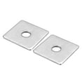 thumbnail image 1 of Unique Bargains Rondelle Carrée, 2 Pack M12x50x50x3mm Rondelles Carrées en Acier Inoxydable 304, 1 of 5