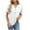 White, variant on Fesfesfes Tee Shirts Womens Womens Fashion Print Tops Short Sleeve Out Blouse Funny Round Neck T-Shirt Tops Tank Top Tee Shirts Womens L(US:8)