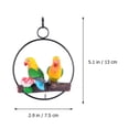 thumbnail image 6 of Gymnture Parrot Statue Bird Ring Perch for Garden Decor, 6 of 11