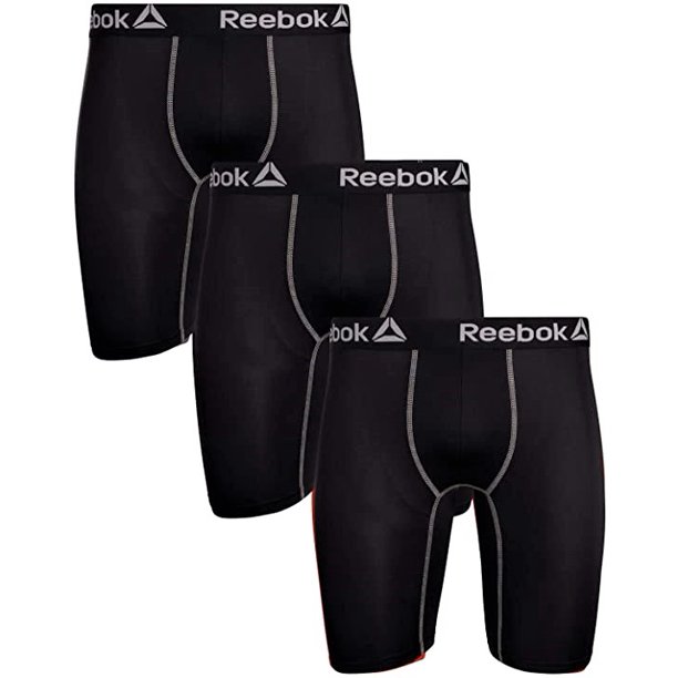 Reebok Men's Performance Boxer Briefs, 3 Pack