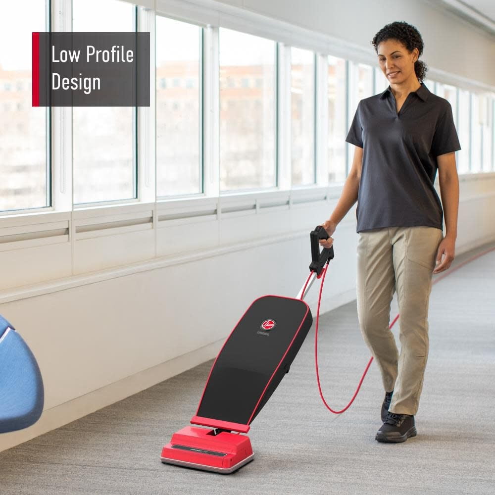 Hoover Commercial Vacuum Prime Lite Bagged Upright Vacuum Cleaner,