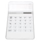 thumbnail image 2 of Calculadora Sincero con Pilas Solares Transparente Teclas Grandes Pantalla LCD Color Blanco, 2 of 10