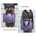 thumbnail image 6 of FORMRS 16" Laptop Sleeve Bag Carrying Case with Handle Travel Shoulder Briefcase, Purple Forest, 6 of 8