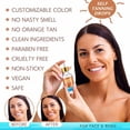 thumbnail image 3 of Self Tanning Drops for Face & Body, Customizable Buildable Tan, Natural-Looking Glow, Vegan Formula, 60ml(2Pack), 3 of 11