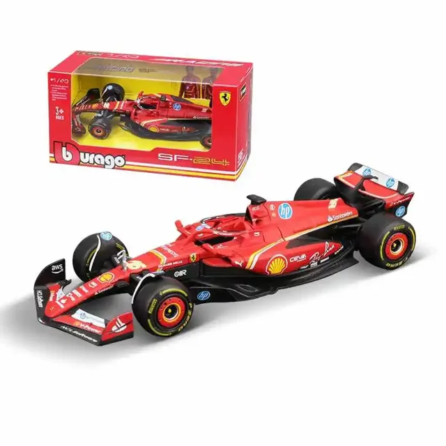1:43 F1 Ferrari SF23 SF24 # 16 # 55 Die Casting Model Car Toy Collection First order equation Las Vegas 16 SF23 Monza 55 SF24-16