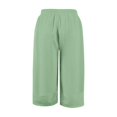 thumbnail image 6 of XQYLOS Girls Wide Leg Casual Pants Side Slit D𝖱awstring Elastic Waist Flowy Track Pants Breathable 𝖲tretch 4-14 Years Lightweight Lounge, 6 of 6