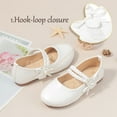 thumbnail image 3 of Toddler Little Girl Mary Jane Dress Shoes Ballet Flats for Girl Party School Shoes Bowknot Princess Shoes, 3 of 6