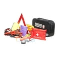 thumbnail image 5 of Roadside Assistance Car Emergency Kit - First Aid Kit, Jumper Cables, Tow Rope, LED Flash Light, Rain Coat, Tire Pressure Gauge, Safety Vest & More Ideal Winter Accessory For Your Car, Truck Or SUV, 5 of 9