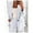 White, variant on TIMIFIS Pants Suits for Women 2 Piece Blazer Sets Casual Open Front Blazer Pant Suit Business Outfits Solid Long Sleeve Blazer and Slim Pant Sets with Pockets - Spring/Summer