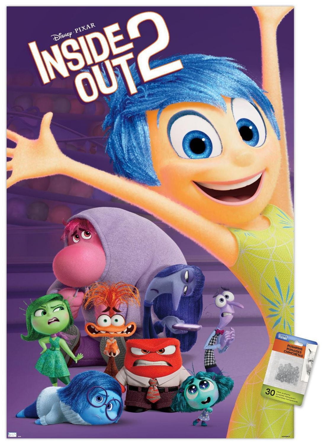Disney Inside Out 2 - Group Wall Poster, 22.375" x 34"