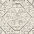 thumbnail image 2 of Safavieh Adirondack Collection ADR108B Ivory and Silver Oriental Vintage Square Area Rug (4' Square), 2 of 3
