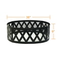 thumbnail image 7 of Red Mountain Valley 36" Heavy Duty Wood Burning Fire Pit Ring, Insert with Spark Screen, Outdoor Fire Ring for Backyard Bonfire, Camping, Beach Party, Grill Ready (Cross Weave), 7 of 7