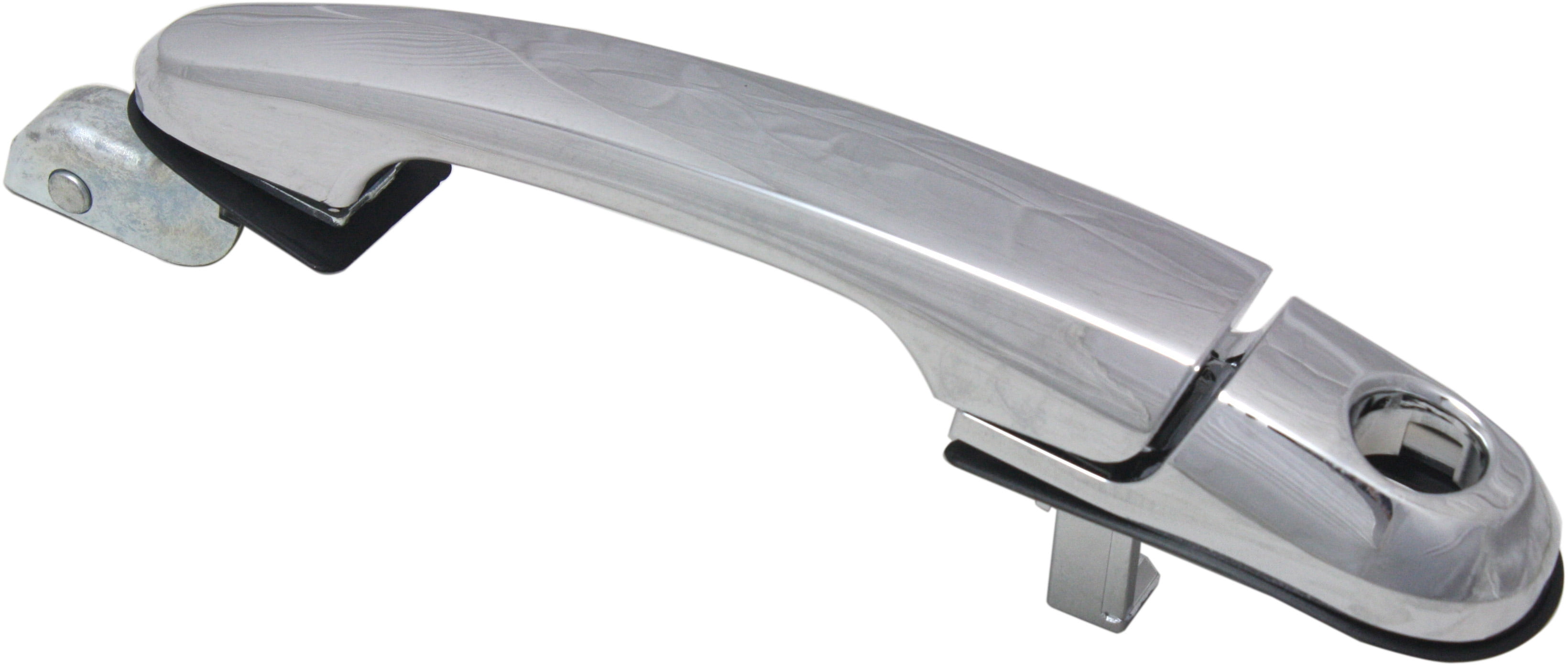 Replacement REPHY462132C Exterior Door Handle Compatible with 2005-2009 Hyundai Tucson Front, Left Driver Chrome