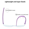 thumbnail image 3 of 8 Pack Reading Glasses, Blue Light Blocking Computer Reading Glasses for Women and Men, Anti Glare Lightweight Readers (4 Purple+4 Brown,+3.00), 3 of 5