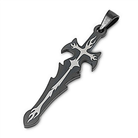 - Gothic Cross Pendant Stainles Steel