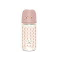 thumbnail image 1 of Biberón de vidrio Suavinex Bonhomia 240 ml rosa, 1 of 7
