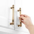 thumbnail image 3 of KOOFIZO 10 Pack Classical Cabinet Pull - Antique Brass Furniture Handle, 5 Inch/128mm Screw Spacing, 3 of 8