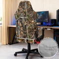 thumbnail image 3 of TSOVTHRID Forest Camo Hunting Print Gaming Chair Cover Pack of 4, Stretchable Chair Seat Protection with Armrest Pad Removable Computer Reclining Chair Protective Slipcover, 3 of 7