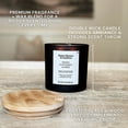 thumbnail image 5 of Better Homes & Gardens Black Warm Leathered Amber 12oz Scented 2-Wick Candle, 5 of 11