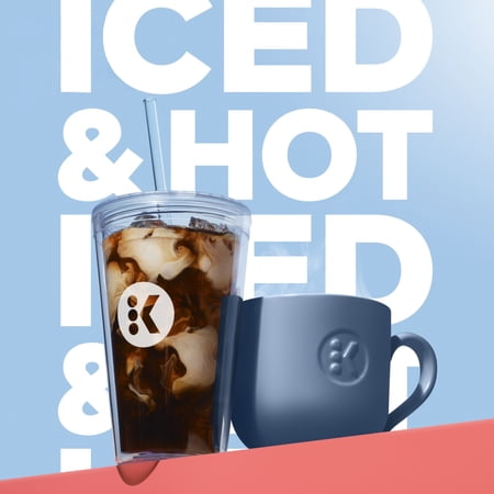 KEURIG K-EXPRESS ESSENTIALS PLUS, ICED AND HOT SINGLE-SERVE K-CUP POD COFFEE MAKER, BLACK