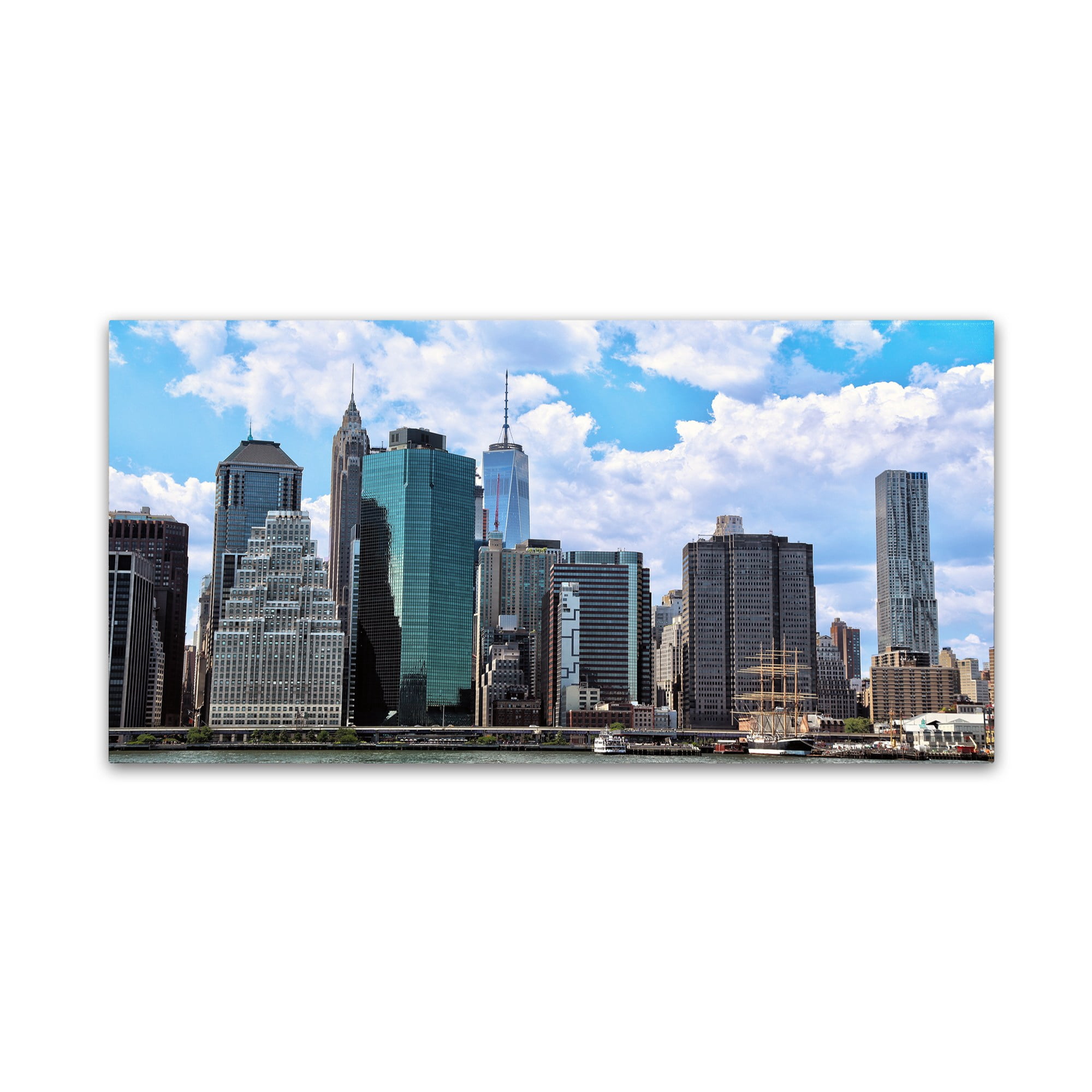 Trademark Fine Art "Lower Manhattan I" Canvas Art by CATeyes
