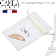 Camila Paris CP3133 4.5 inch French Banana Clip Hair Comb Classic Girls Updo Flexible Ponytail Holder Interlocking Banana Combs, Fashion Durable and Styling Hair Accessories for Women, Made in France