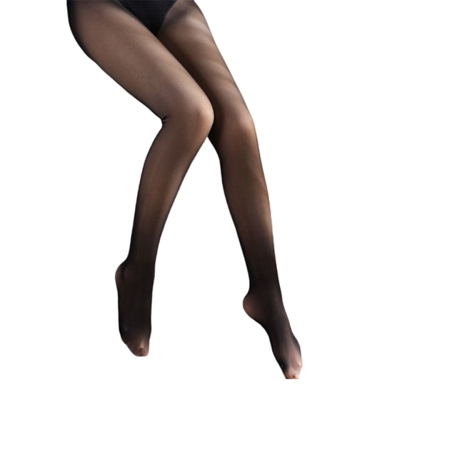 Leggings Cálidos Minnieouse para Mujer Otoño Invierno Negro 220g Tipo 2