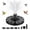 #3-6In, variant on Solar Bird Bath Fountain Outdoor Garden Bird Bath Water Feature with 7 Interchangeable Spray Heads Easy Setup for Patio Backyard Yard Garden