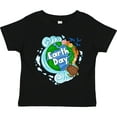 thumbnail image 3 of Inktastic Earth Day Turtle Planet with Waves and Birds Boys or Girls Toddler T-Shirt, 3 of 5