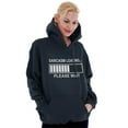 thumbnail image 4 of Sarcasm Loading Please Wait Unisex Plus Fleece Graphic Hoodie Brisco Brands 2X, 4 of 4