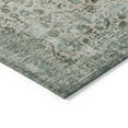 thumbnail image 3 of Addison Rugs Chantille Indoor/Outdoor Traditional Border Sage Machine Washable Rectangle Rug, 3' x 5', 3 of 7