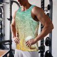 thumbnail image 5 of Fuzoiu Starfish And Seashell On The Beach Print Men's Workout Tank Tops,Sleeveless Gym Shirt Quick Dry,Fitness Bodybuilding T-Shirt,Muscle Athletic Workout Tee-Medium, 5 of 7