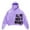Light Purple, variant on Unisex Y2K Colorful Sweatshirt Hop Letter Print Oversize Hoodie Baggy Harajuku Hoodie Color Light Purple Size S