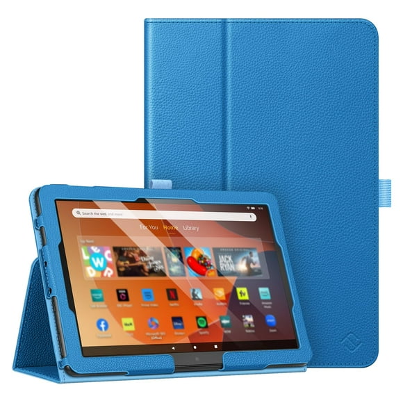 Funda tipo folio FINTIE para tablet Amazon Fire HD 10/10 Plus, color azul