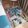 thumbnail image 5 of Graffiti Rugs, Colorful Rug, Street Art Rug, Boy Room Gift, Colorful Rug, Living Room Rug, Gift For Her, Rugs, Modern Rugs, Gift For Her, 3.9'x5.9' - 120x180 cm, 5 of 8